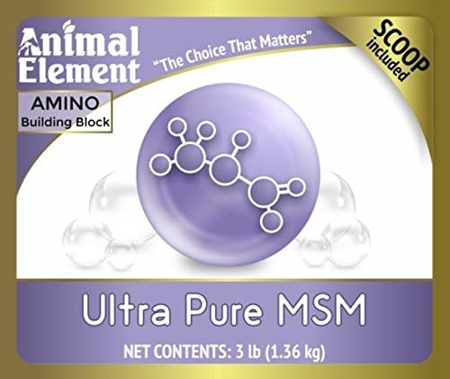 Ultra Pure MSM - 3 Lb - Horse Joint Supplement with Connective Tissue Support, All Natural, GMO Free