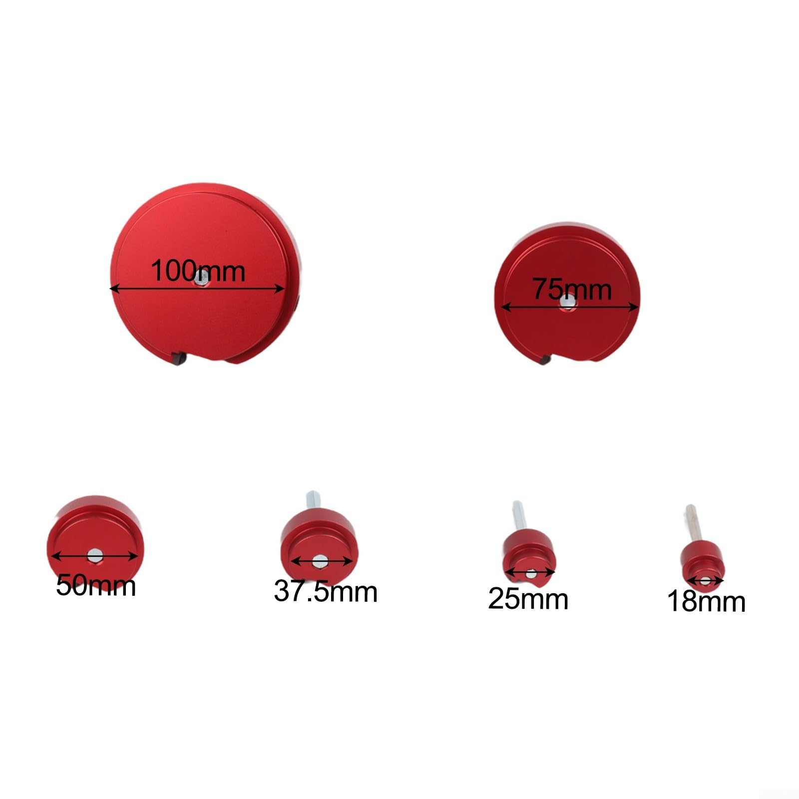 Set 6 per punte Alesatrici PPR per tubi 3/4-4 Pollici Set 6 per