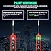 Power Circuit Probe Tester 6V-24V DC Test Light Automotive Circuit Tester 12V Auto Electrical Tester 12 Volt Component Activation, Polarity Identify, with LED Light, 13FT Cable, Overload Protection