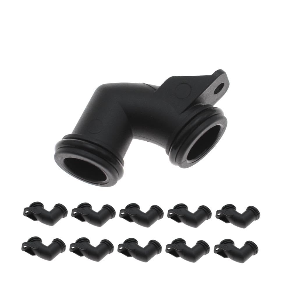 Zhhygmd 10 Pcs 3/5/10X Fuel Heater Flange Water Hose Connect Pipe For Mercedes 2.7 Cdi Om611 Om612 6112030308(10 Pcs)