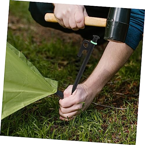 Estacas metálicas resistentes para carpas con sistema de brillo nocturno 4