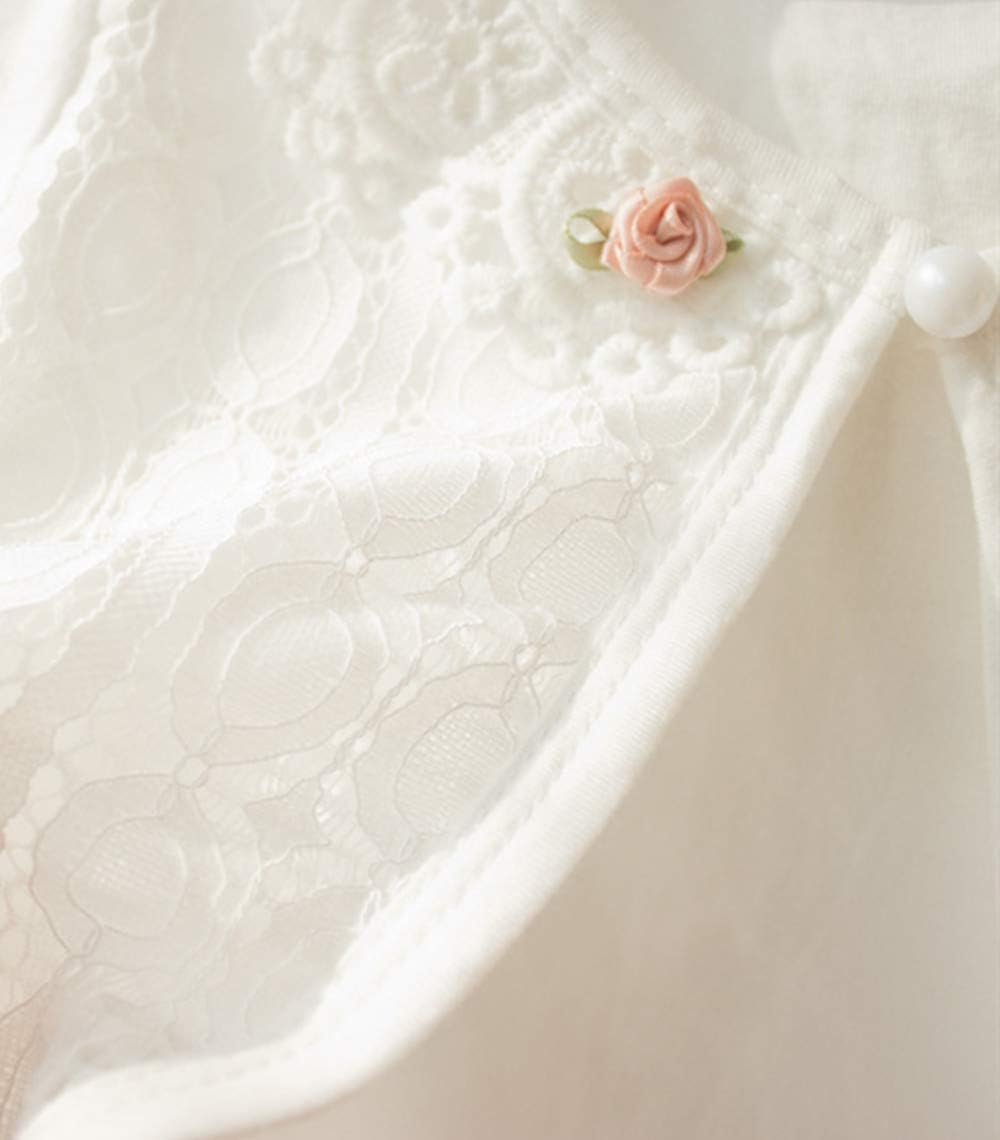 Little Girls' Long Short Sleeve Lace Bolero Cardigan Shrug Dress Cover up 2-11 Years (2#, 9-10T) - Image 3