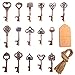 Assorted Extra Large Key Bottle Openers,Vintage Skeleton Key Bottle Opener, Beer Openers Personalized Gift with Tag and Twine for Kitchen Wedding Party Activity Antique Rustic Decoration,Pack of 16