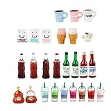 NWFashion Miniature Drinks Bottle (26pcs Mix)