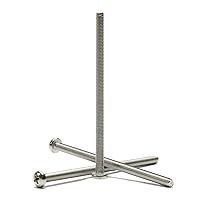 Vista 84 de MroMax 30 tornillos de máquina Phillips de cabeza plana M2 x 0.197 in, acero inoxidable 304 18-8, rosca completa, tornillos de cabeza cruzada gris