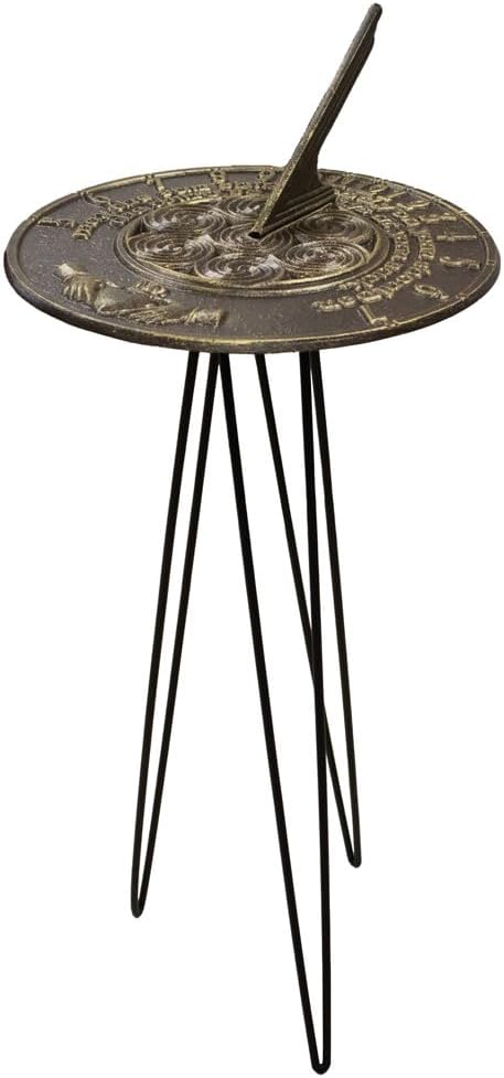 Prime Retreat Claddagh Sundial and Hairpin Pedestal
