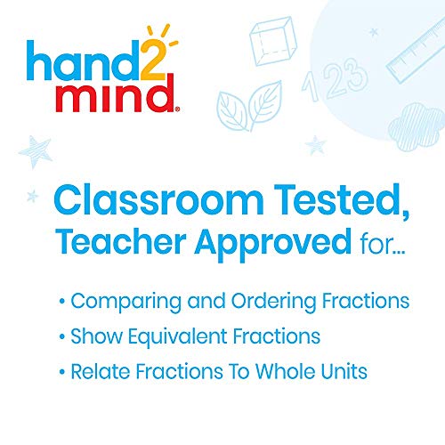 hand2mind Plastic Double-Sided Decimal and Fraction Tiles, Decimal Fraction Equivalency, Bar Model Manipulatives, Montessori Math Materials, Elementary Teacher Must Haves (15 Sets of 51) by hand2mind - Image 2