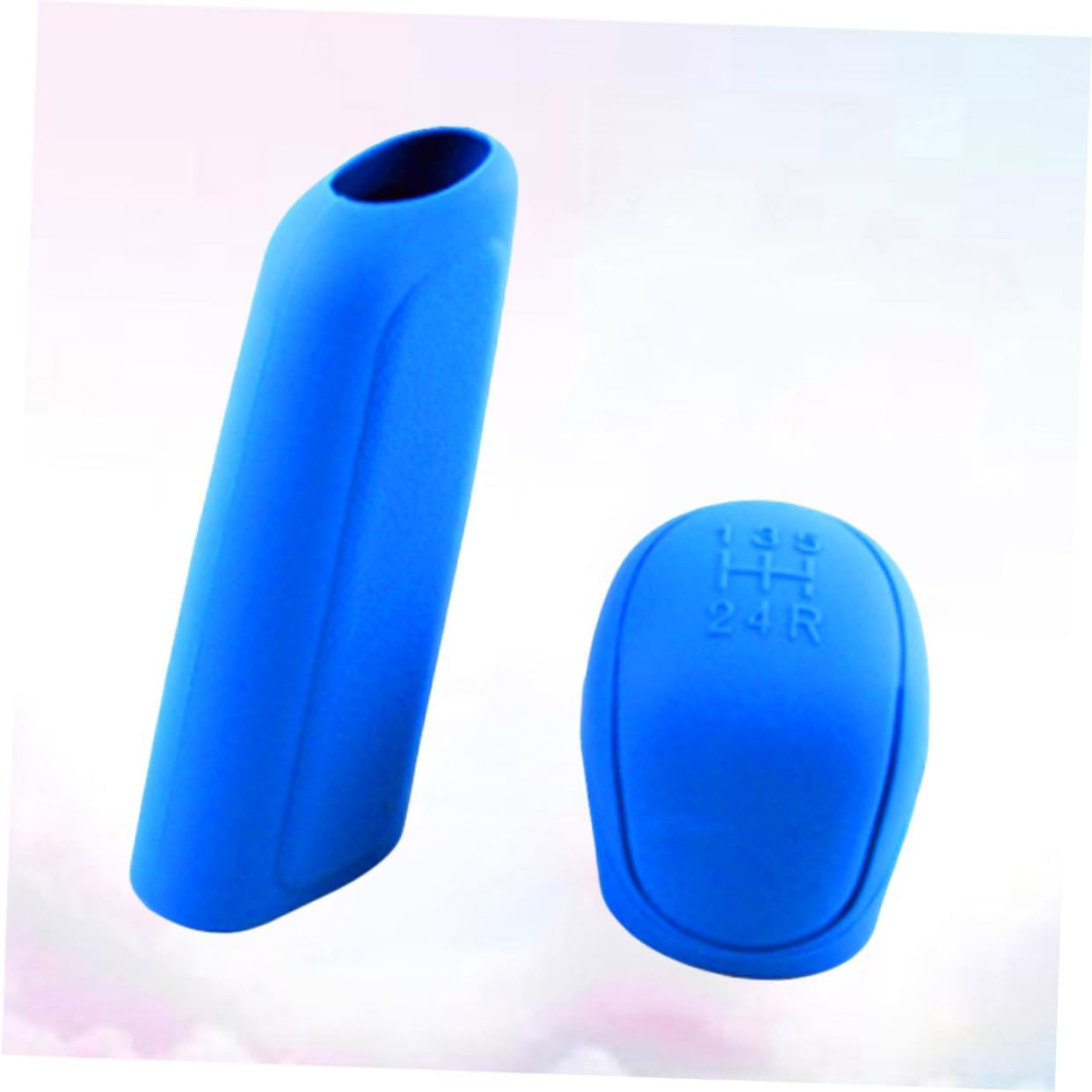 FAVOMOTO 2 Sets Car Hanging Handbrake Cover Silicone Car Protector Knob Cover Auto Gear Head Gear Cover