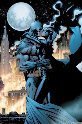 Trends International DC Comics Batman - Kissing Catwoman Wall Poster, 19L x 13W, Premium Unframed Version