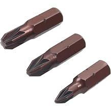 Utoolmart PZ1 PZ2 PZ3 Pozidriv Screwdriver Bits 1/4" Hex Shank
