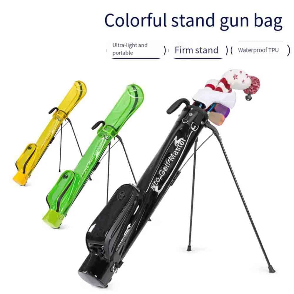 Bolsa para Palos de Golf Bolsa Impermeable para Soporte de Golf con Gran Capacidad y Soporte, Bolsa de Transporte Golf portátil para Palos