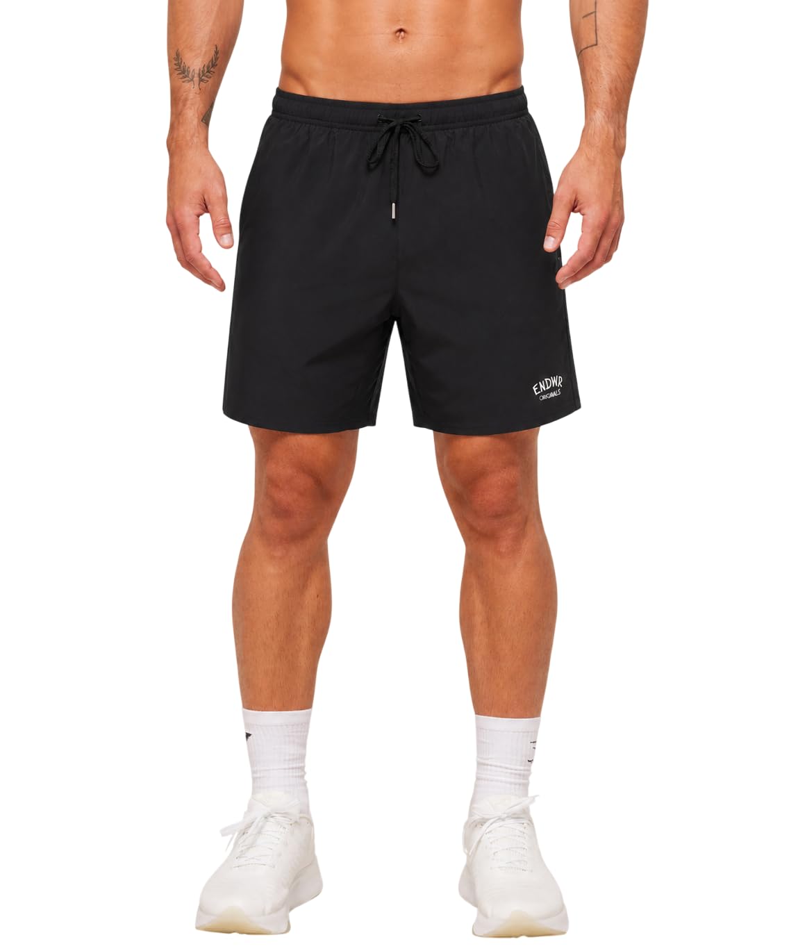 ENDEAVOUR WEAR Men's Quick Dry Lightweight Sports Shorts Zipper Pockets