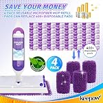 KEEPOW Microfiber Mop Pads 6 Pack for Swiffer PowerMop 13"-15" Washable - Image 5