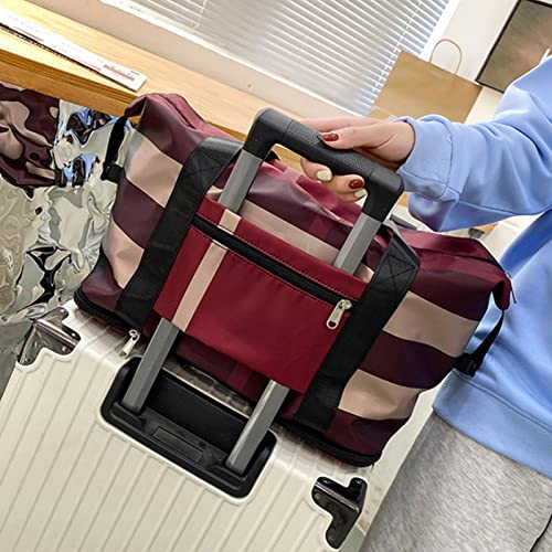 Bolsas de fim de semana – Bolsa de viagem dobrável impermeável de grande capacidade, bolsa esportiva