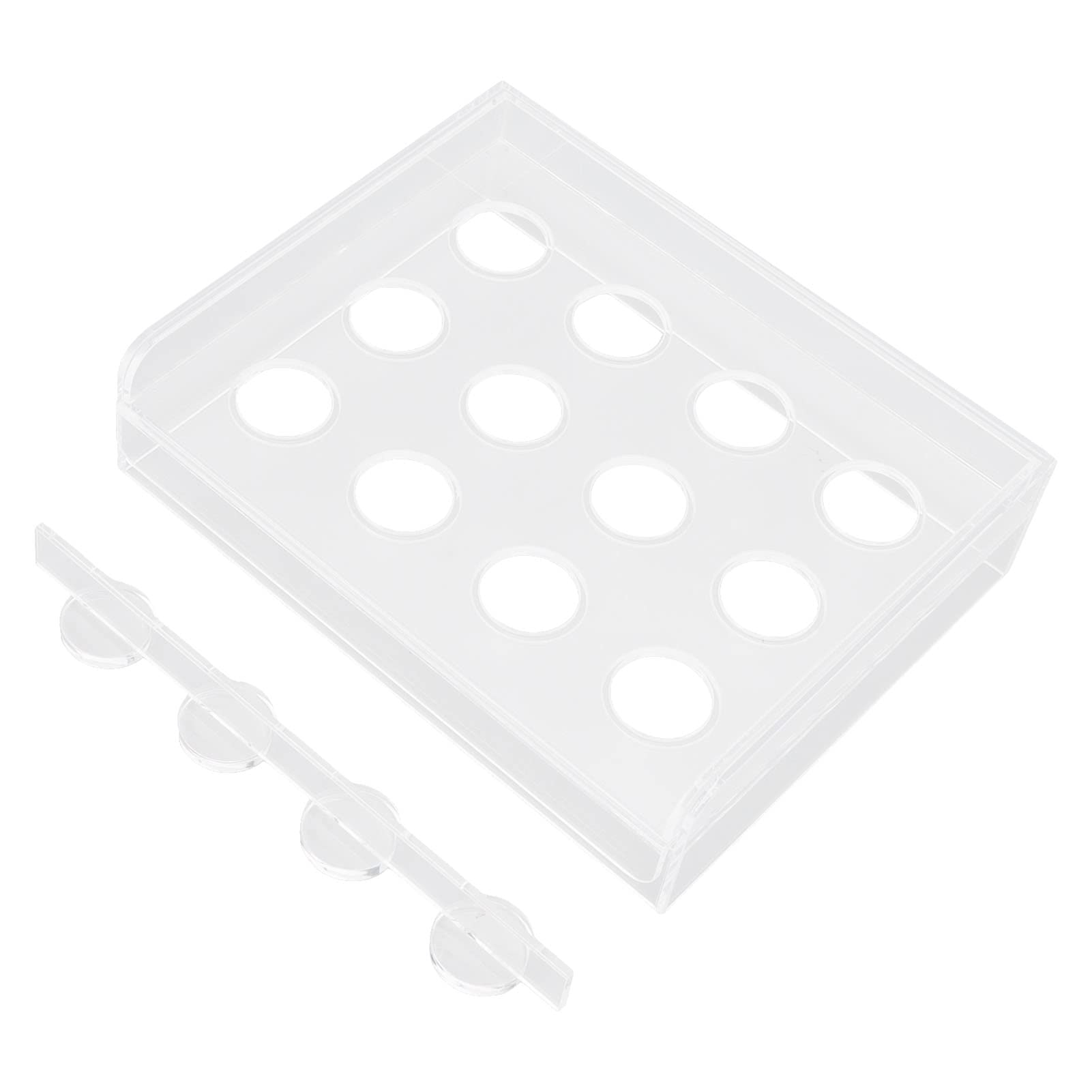 Plateau de remplissage pour capsules de café à 12 trous avec couvercle manuel