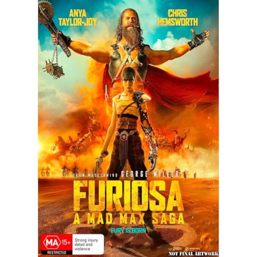 Furiosa: A Mad Max Saga DVD | Anya Taylor-Joy, Chris Hemsworth | Region 4