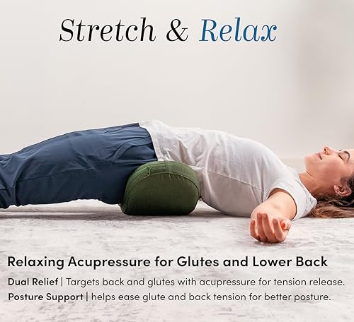 Halo Lumbar Massage Stretcher with 8 Acupressure Nodes for Waist, Hip, and Back Pain Relief, Ergonomically Designed for Active Stretching, Recovery Gift - Image 6