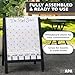 Ilyapa Board - Large Portable Prize Drop Game for Events and Trade Show - 21 x 30 Inch Double Sided - Wooden A-Frame Whiteboard Sign, Eraser