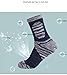 DCEHGEW 3/5 Pack Mens Fall Winter Moisture Wicking Breathable Casual Outdoor Running Athletic Crew Socks-Dark Blue（3 Pack）-L 43-46(US Size 9-12