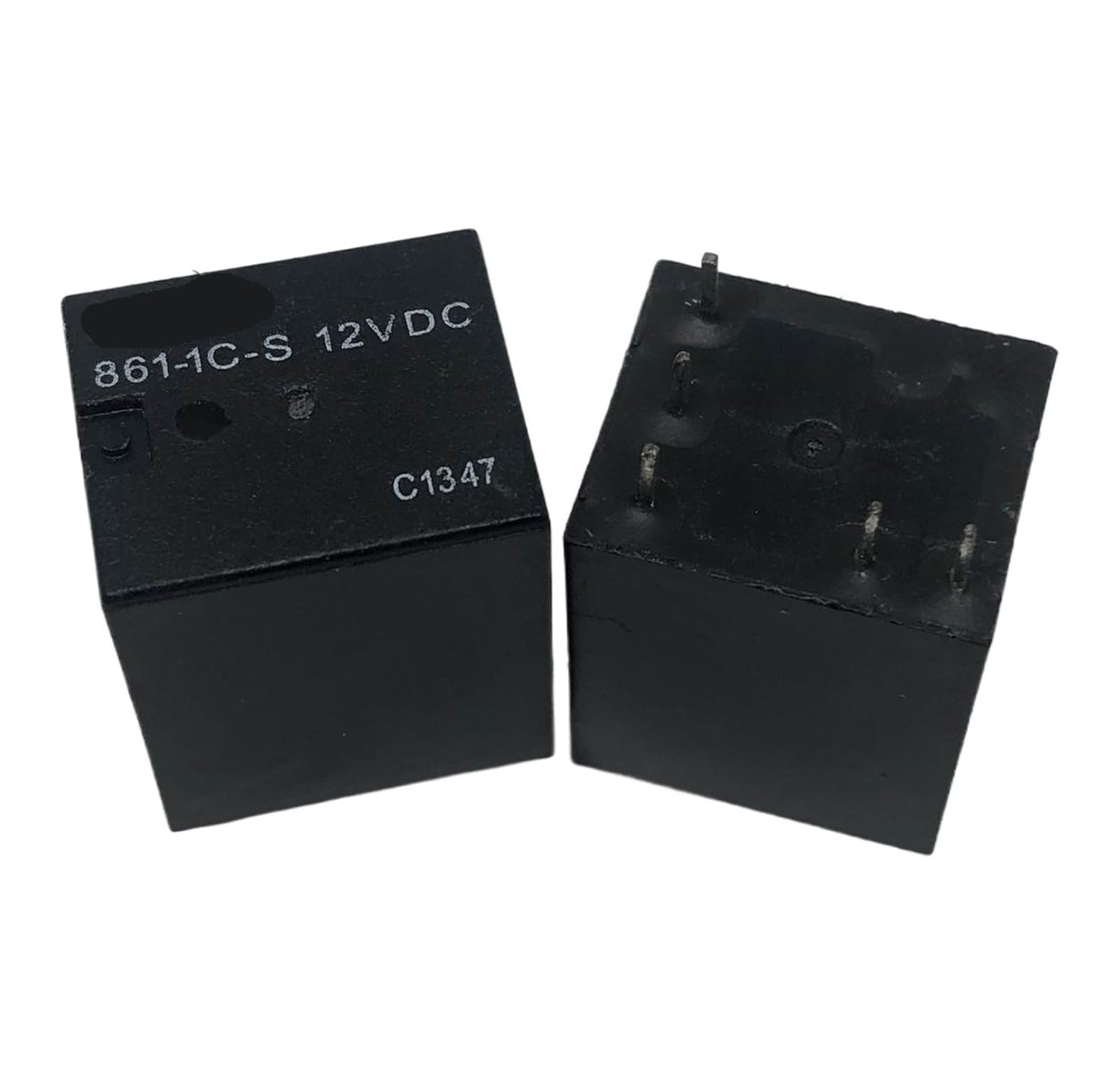 Relais 861-1C-S 12VDC avec composants haute précision et 5 broches de connexion