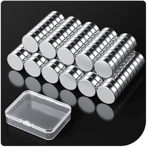 100 Stück Magnete Stark 8X3mm Mini Neodym Magnete für Magnettafel Kleine Kühlschrank Magneten Starker Halt Mini Rund Magneten für Whiteboard Handwerk
