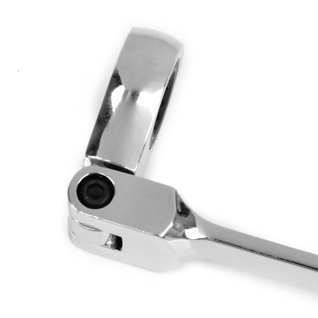 Gadpiparty Ratschenschlüssel 10 Mm – Doppelkopf, Flexibler Kopf, 155 Mm Länge, Vanadium-Stahl