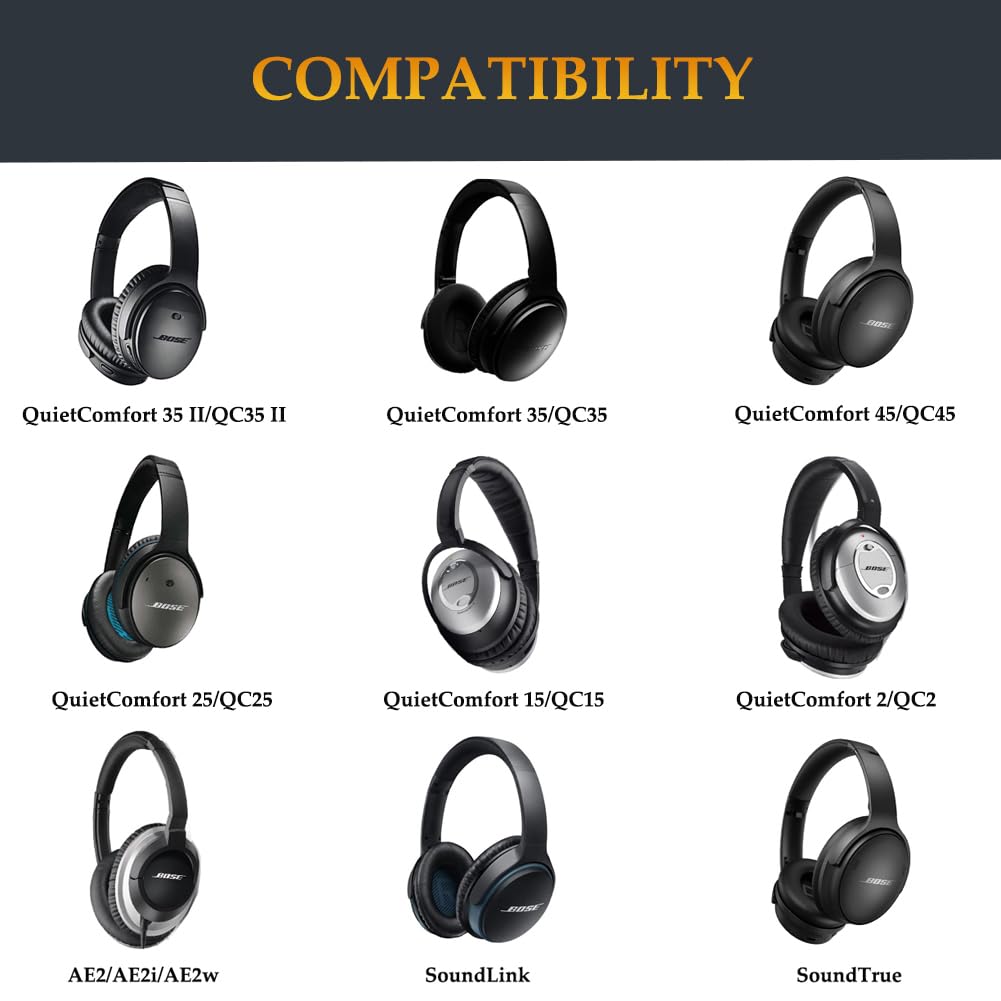 Amazon | QC35 ヘッドホン イヤーパッド Quiet Comfort 35 交換用
