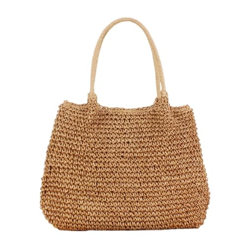 Bolso Tote de Paja para Mujer, Grande, Tejido