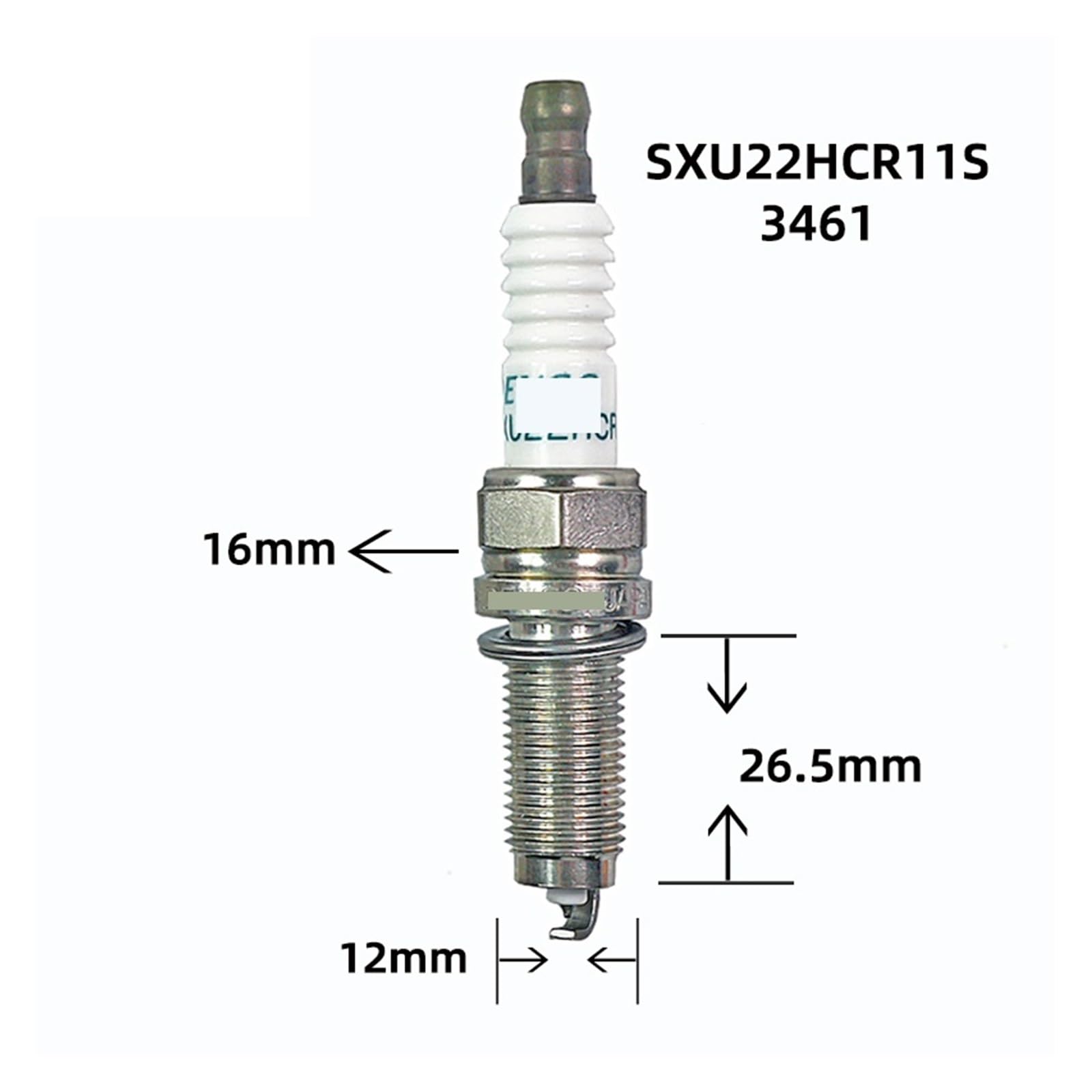 4 candele all'iridio-platino SXU22HCR11S 3461 oe 12290-R40-A01