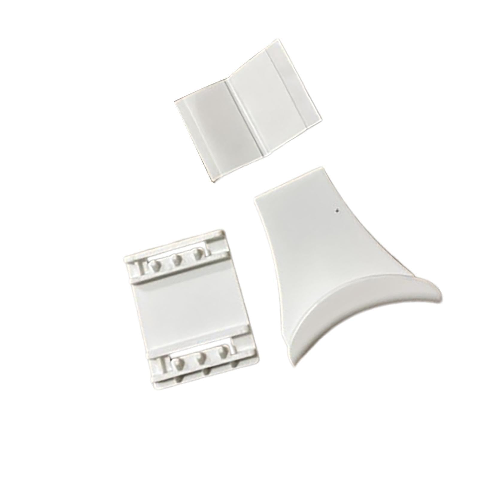 2 Pieces Headphone Stand Holder Under Table Lightweight Headset Storage Rack White | Hooks & Hangers | Home Organization | Household Supplies & Cleaning-image-28