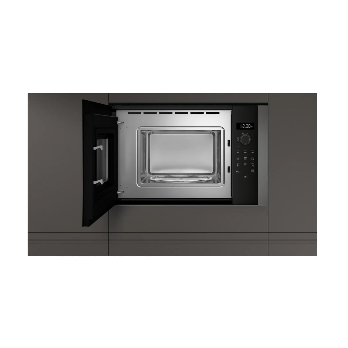 Micro ondes mono fonction Neff HLAGD53G0 gris graphite
