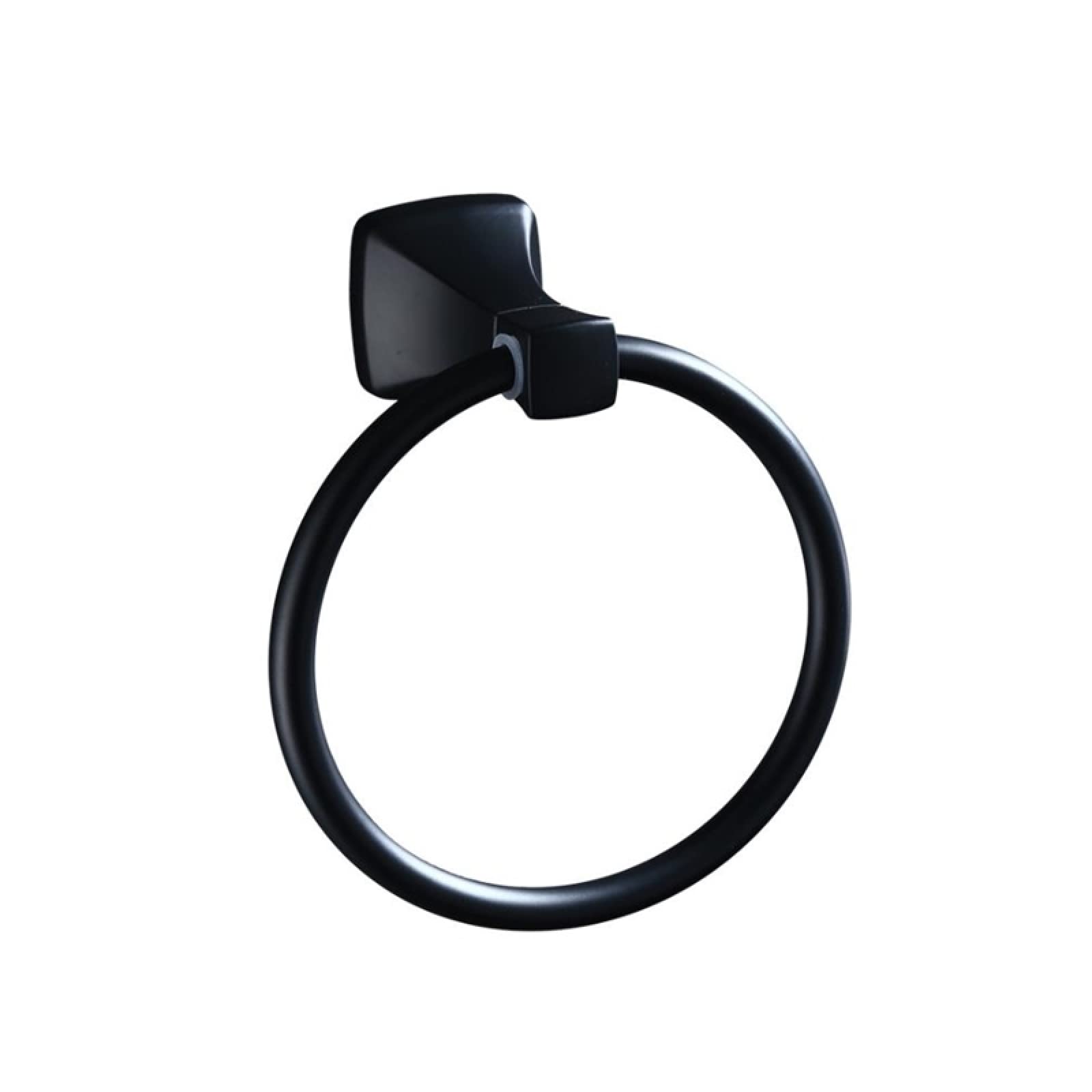 1 PC Modernes Design Raum Aluminium Schwarz Handtuch Ring Handtuch Runde Wandhalter Badezimmer Handtuchhalter Zubeh?r Ausr¨¹stung
