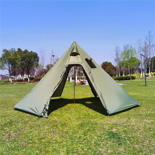 Tente de camping tipi pour barbecue et bivouac 3 places