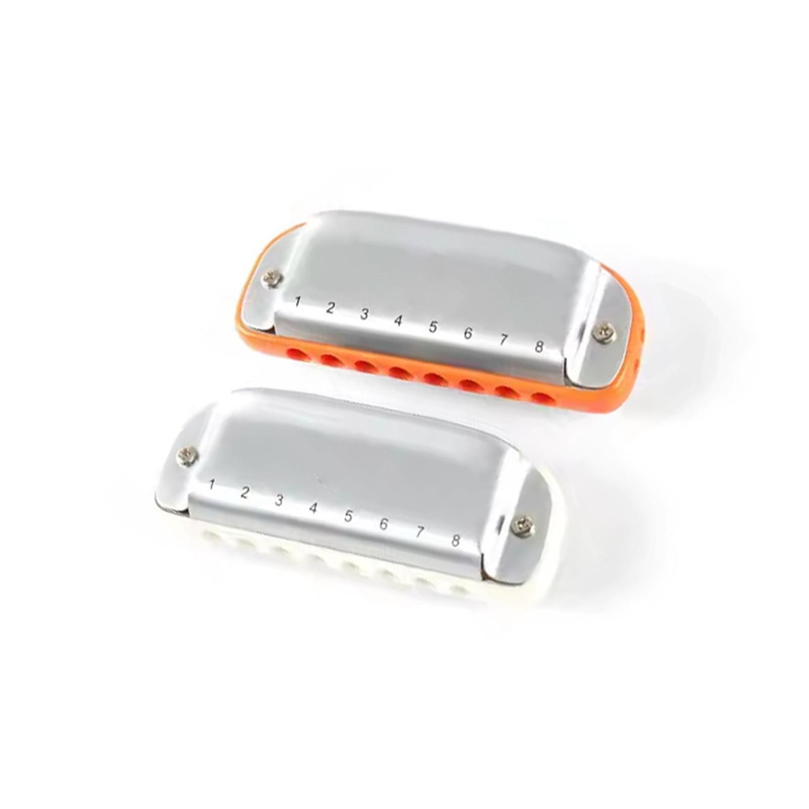 Diatonische Mundharmonikas Mundharmonika Musik lernen und spielen(White)