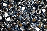 (50) Grade A Nyloc 3/4-10 Hex Locking Nuts Coarse Thread Zinc Plated Nylock