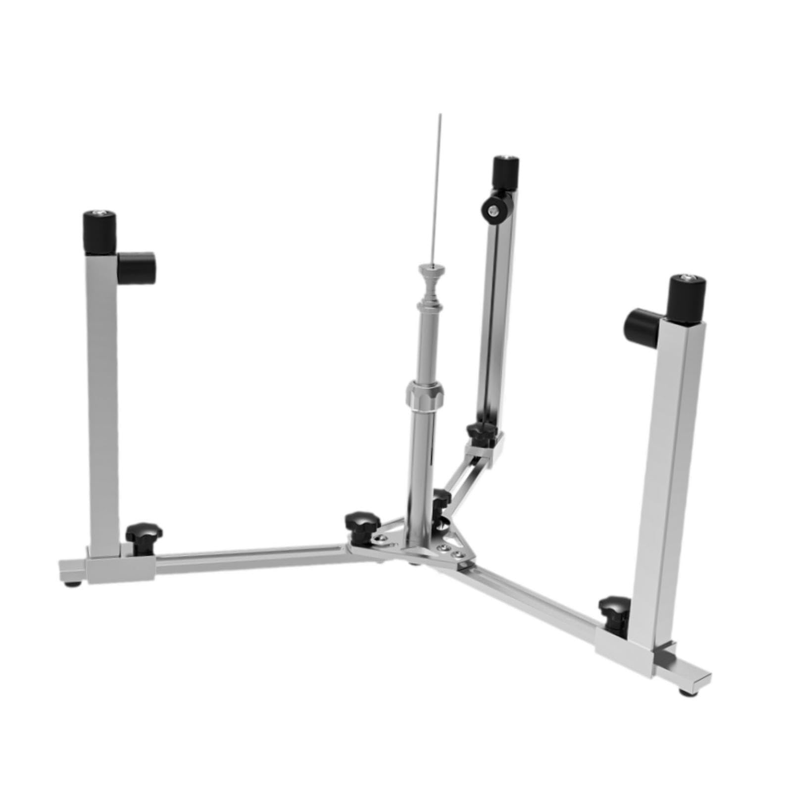 Soporte ajustable y plegable de aleación de aluminio para centrar ruedas de bicicleta y reparar neumáticos de 16 a 29 pulgadas.