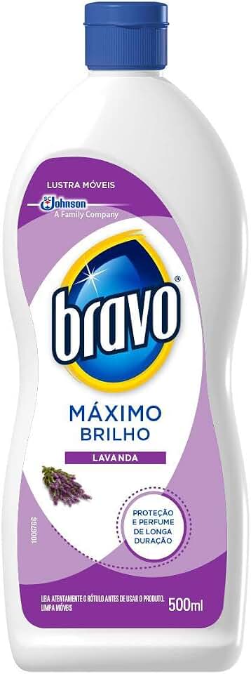 Bravo Lustra Móveis Flash Lavanda 500 ml
