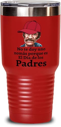 Regalo para el dia de los padres vaso de vino y original no te doy una nomas