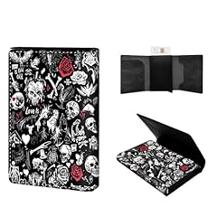 Skulls Red Roses Flowers