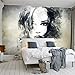 Papel tapiz Mural de estilo europeo Arte moderno Graffiti Figuras de acuarela...