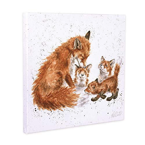 Lienzo pequeño The Bedtime Kiss Wrendale Designs, el regalo ideal para un nacimiento o bautizo
