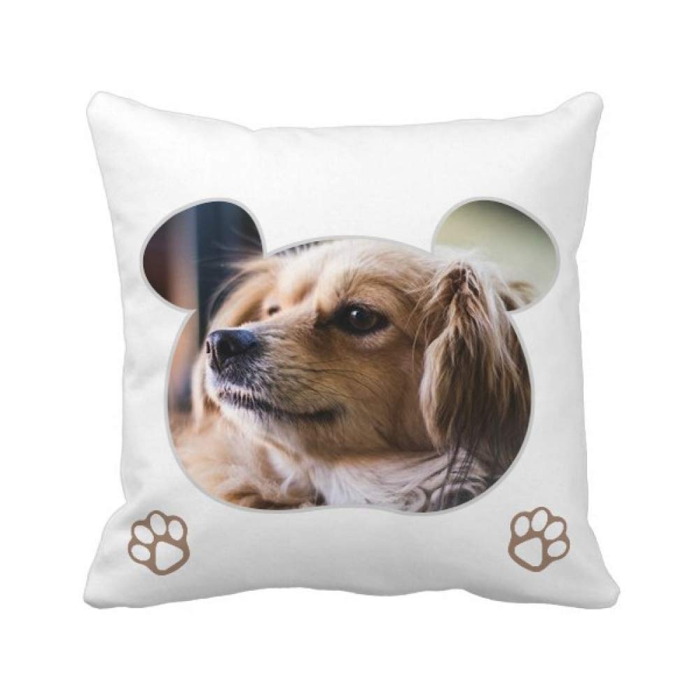 Housse de coussin carrée imprimé ours idée cadeau pour passionné de nature