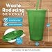 Simple Green Solutions - Acrylic Double Wall Cup for Cold Drinks, Reusable Cups with Lids and Straws, Insulated Plastic Tumblers with Lids and Straw, Acrylic Tumblers, 16 oz Capacity, Eco Green