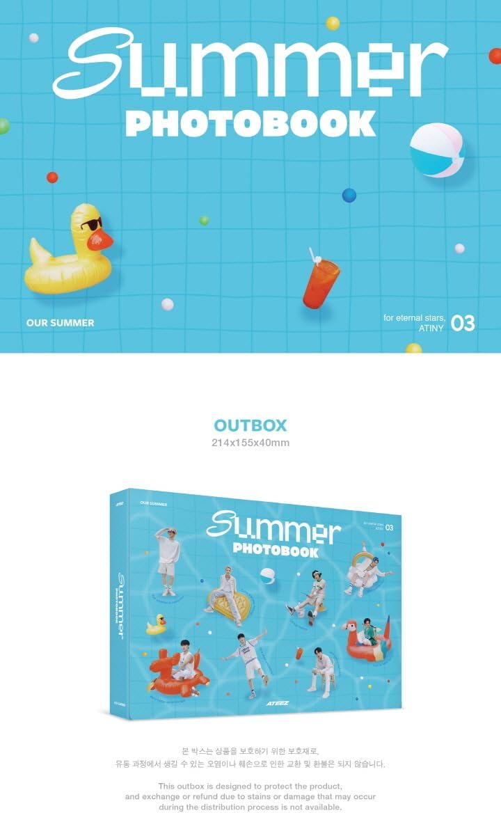 ATEEZ - 2023 SUMMER PHOTOBOOK + Pre-Order Benefit