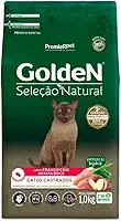 PremieR Pet Golden Seleção Natural Ração Seca para Gatos Castrados Sabor Frango com Batata Doce 1kg