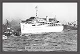 gustloff opfer neu & original verpackt KdF Kreuzfahrtschiff Wilhelm Gustloff Blechschild Metallschild Schild gewölbt Metal Tin Sign 20 x 30 cm FA0667
