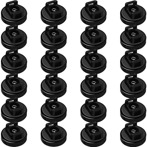 CNHABAGU Magnet Zip Tie Mount Magnetic Zip Ties Mount 25LBS Strong Multipurpose Wire Cable Holder Mount Wire Clips Management for Home Office Marine Electrical Wiring (Black, 24 Piece) by CNHABAGU - Used condition - US$37.93