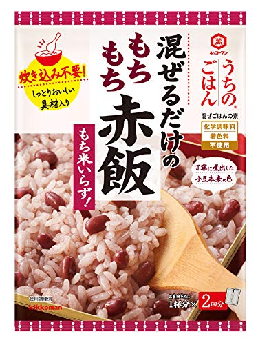 キッコーマン食品 うちのごはん 混ぜごはんの素 もちもち赤飯 92g ×5個