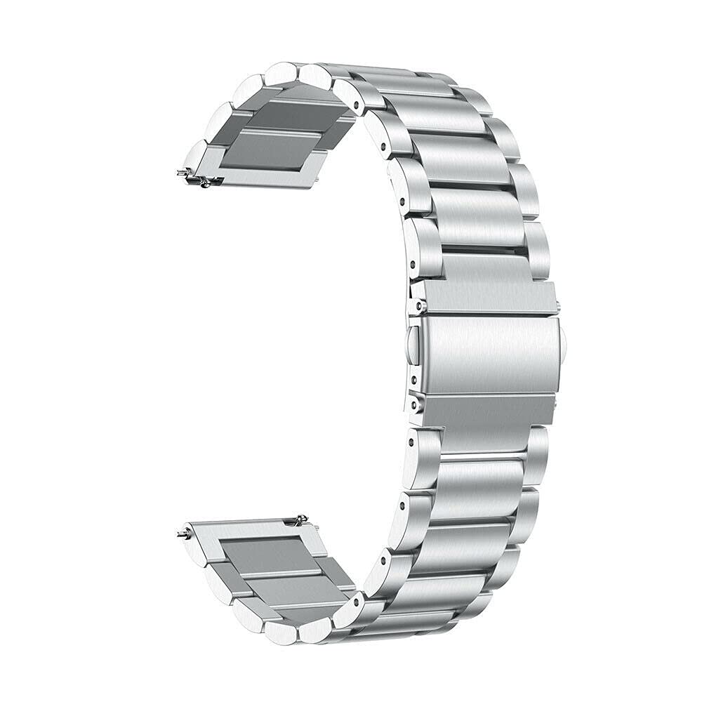 Correa de reloj de acero inoxidable de 18-22 mm para hombres brazalete de repuesto 6