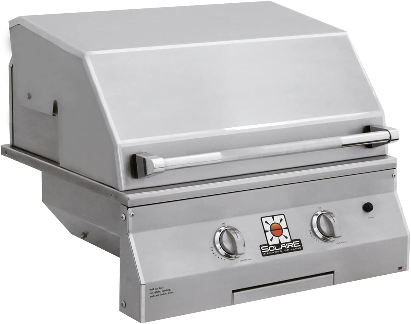 Solaire Deluxe Convection Built-in Grill (SOL-IRBQ-27GXL-NG), 27-Inches, Natural Gas